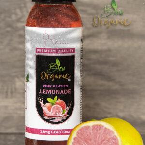 hemp infused pink lemonade