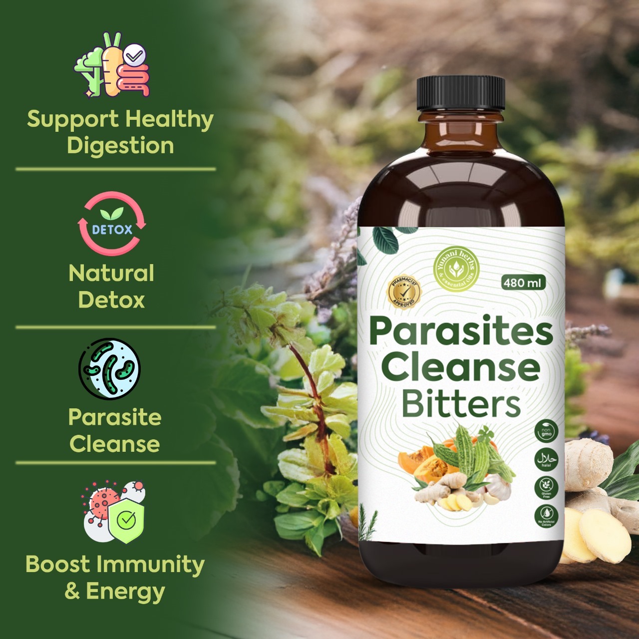 parasite cleanse benefits Parasite Cleanse Bitters - Image 1